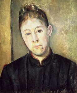 Porträtt av Madame Cezanne, 1885